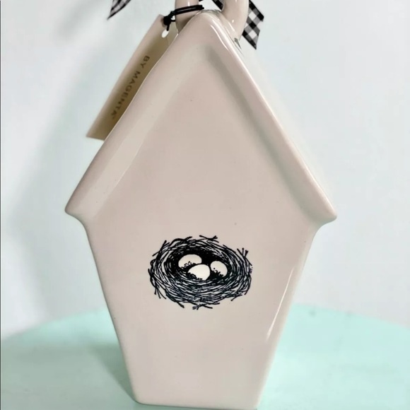 🆕 New Rae Dunn “Knock” Ceramic Birdhouse - Picture 3 of 4